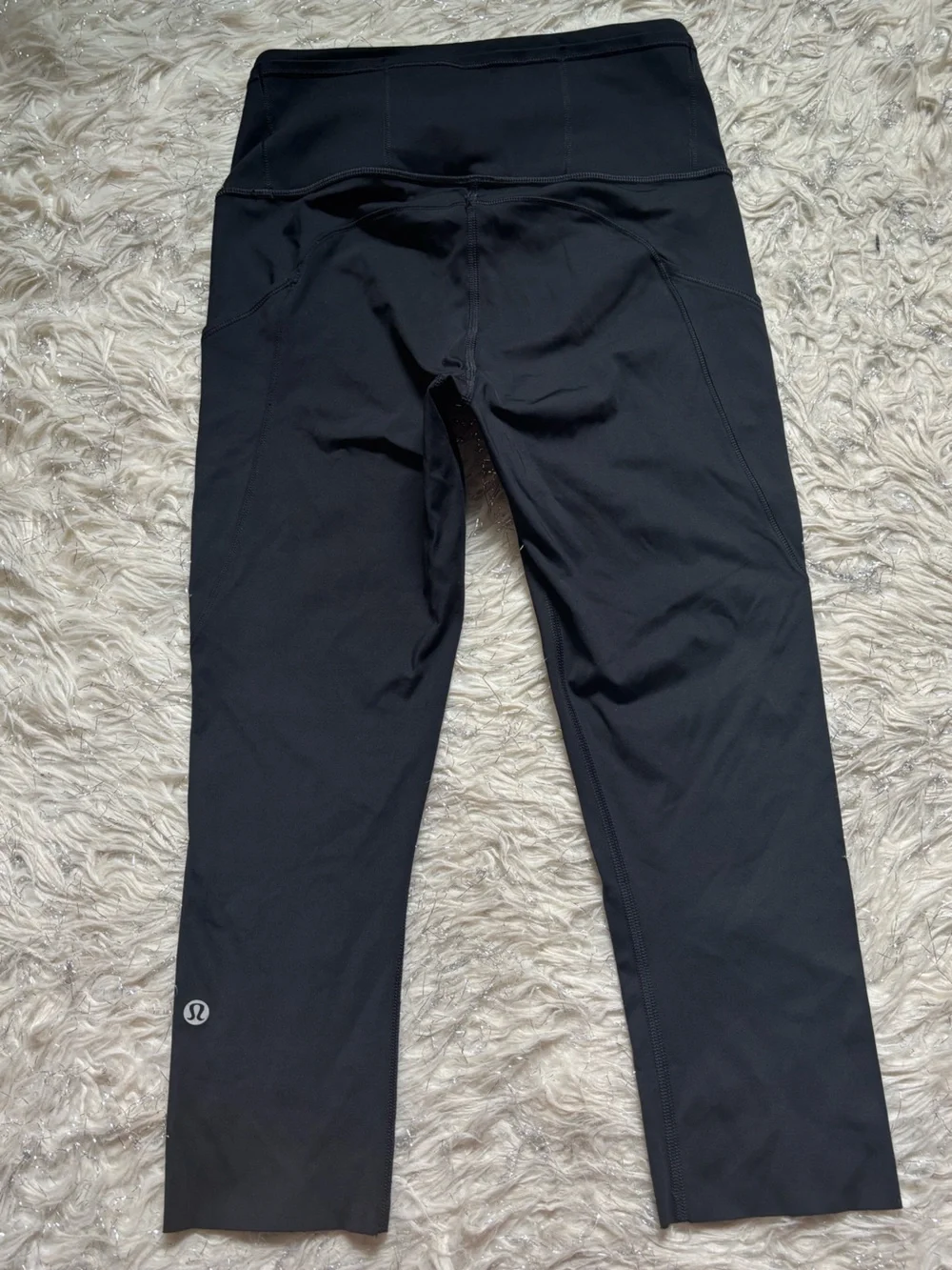 Lululemon Athletica Black Women’s Fast And Free Crop Leggings Size 4